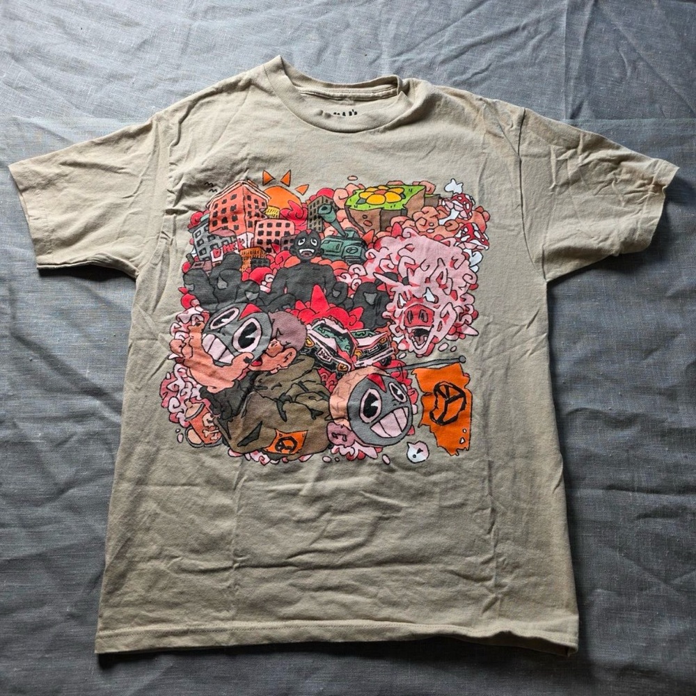 Small Dark One Tour T-Shirt Mens Size M Black Graphic Tee